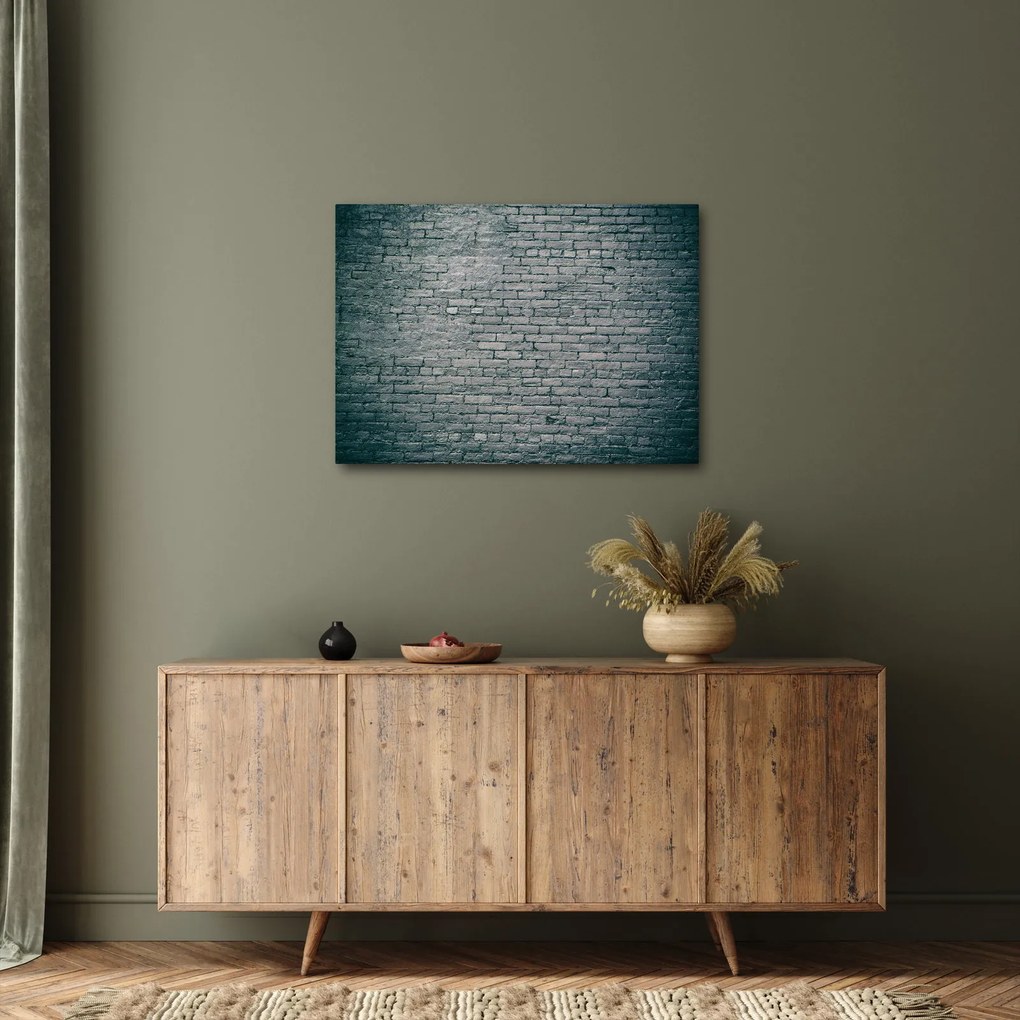 Tabloul cu perete din cărămidă (70x50 cm)