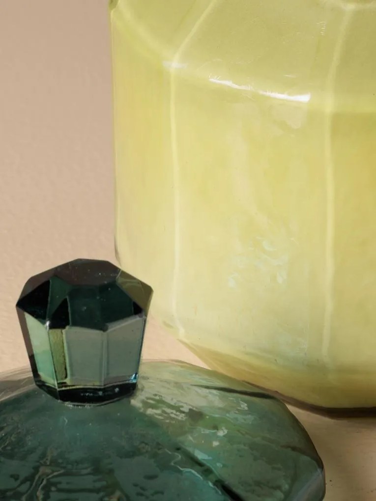 Lumanare decorativa, verde, Bijou