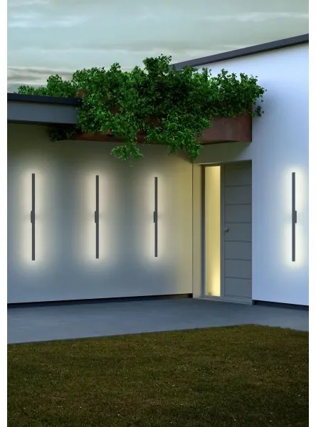 Aplică LED de exterior Redo 90433 REFLEXA LED/24W/230V 3000K IP54 antracit