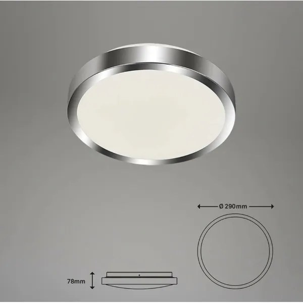 Plafonieră LED pentru baie SPLASH LED/15W/230V IP44 Briloner