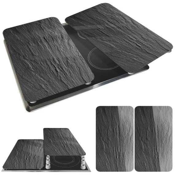 WENKO 2521480100 - Placă de acoperire 30 x 52 cm, multicoloră/gri/transparentă