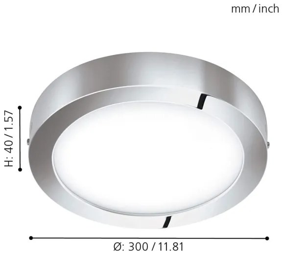Eglo 98559 - Lampă de tavan LED RGB dimmabilă FUEVA-C LED/21W/230V