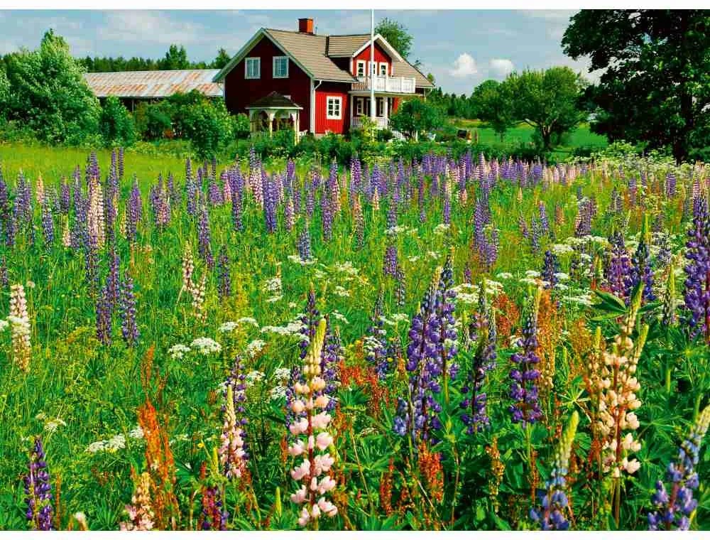 PUZZLE FERMA IN SUEDIA 500 PIESE - RAVENSBURGER (RVSPA00844)