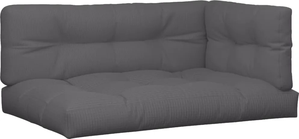 vidaXL Perne de paleți, 7 buc., antracit, material textil