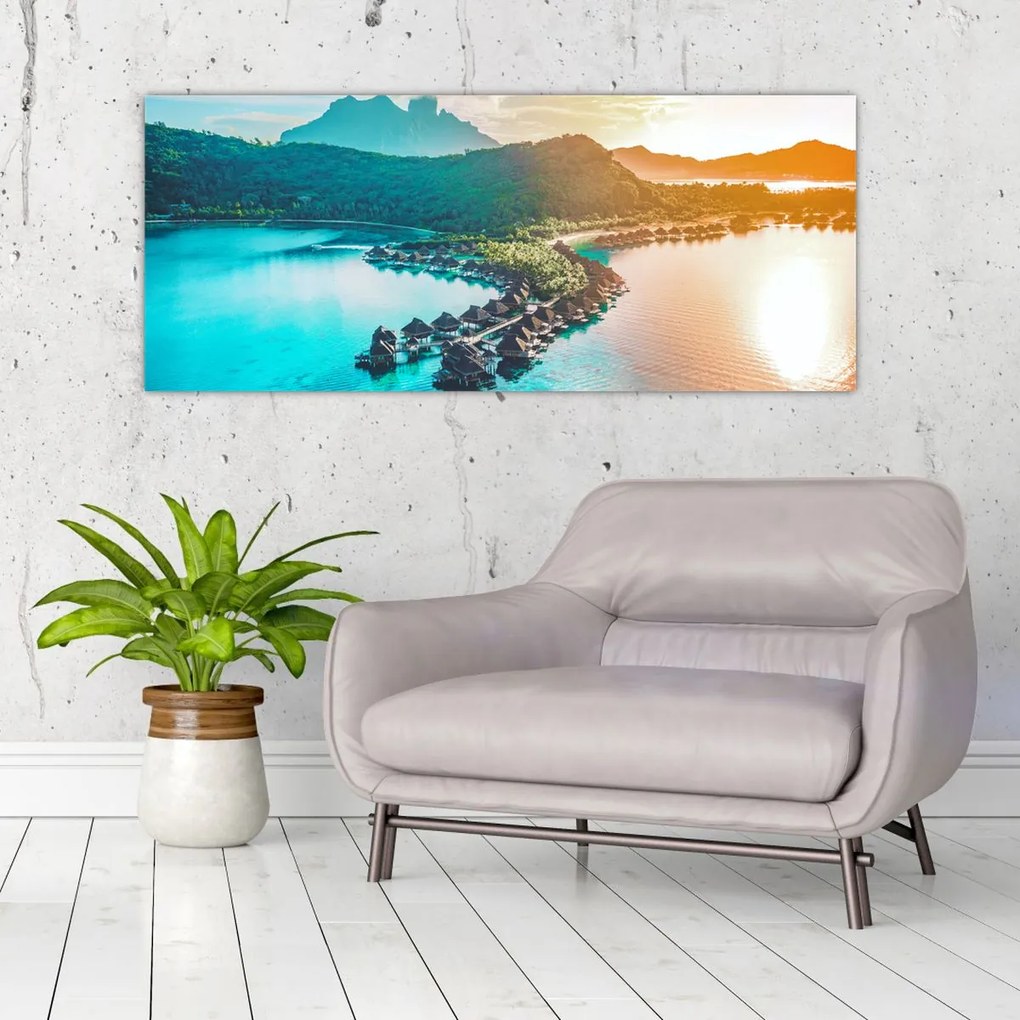 Tablou - Bora Bora (120x50 cm)