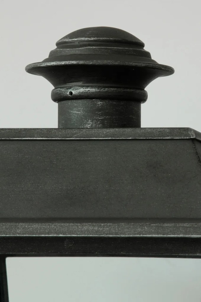 Stalp iluminat exterior din fier forjat, inaltime 84cm, AL 6796