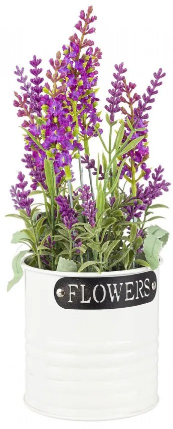 Floare artificiala Careen Lavender, Bizzotto, Ø10.5x28 cm, roz