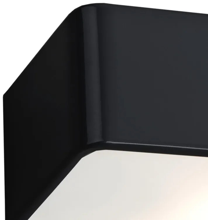 Aplica de perete moderna stil ambiental RODAN 20cm negru