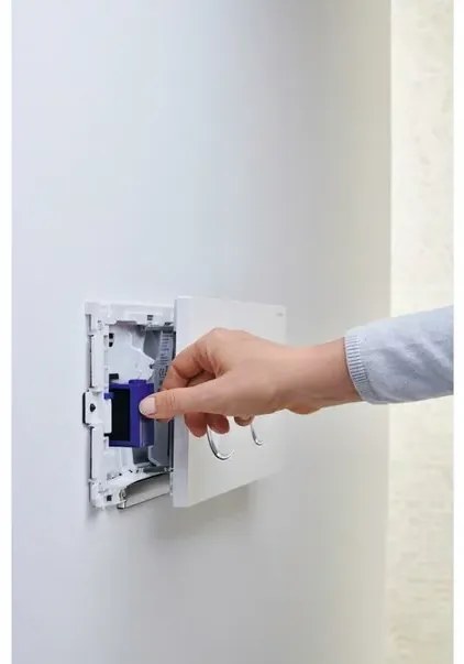 Kit Geberit DuoFresh cu declansare automata gri antracit pentru rezervor incastrat Sigma 12 cm