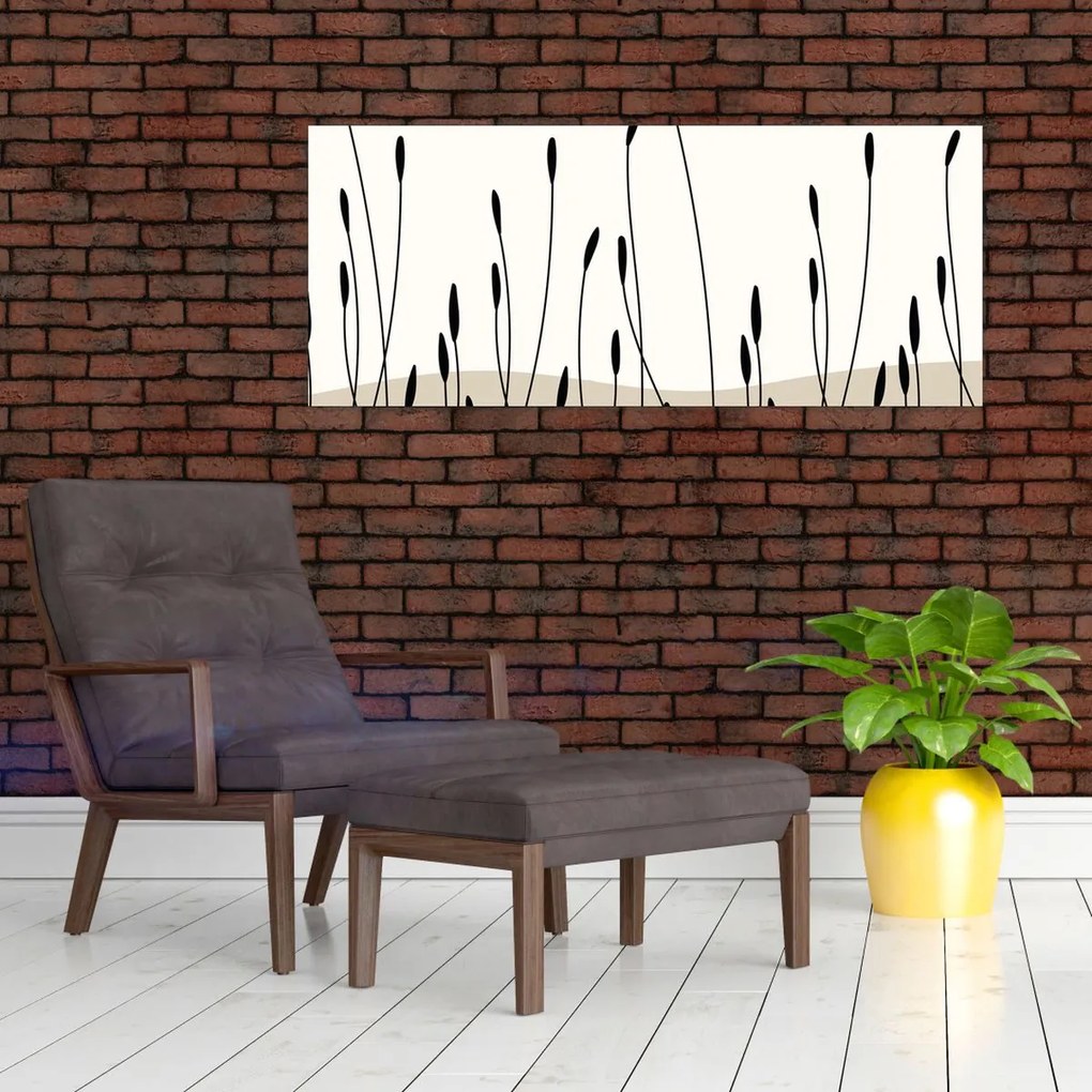 Tablou - Pajiște grafică N⁰3 (120x50 cm)