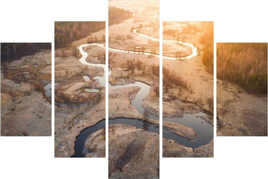 Tablou - Răsărit la Meander (150x105 cm)
