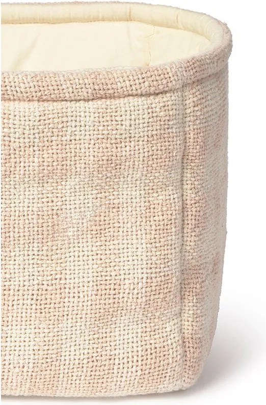 Coș de jucării pentru copii roz deschis din material textil 30x20x20 cm Swan Rose – Lorena Canals