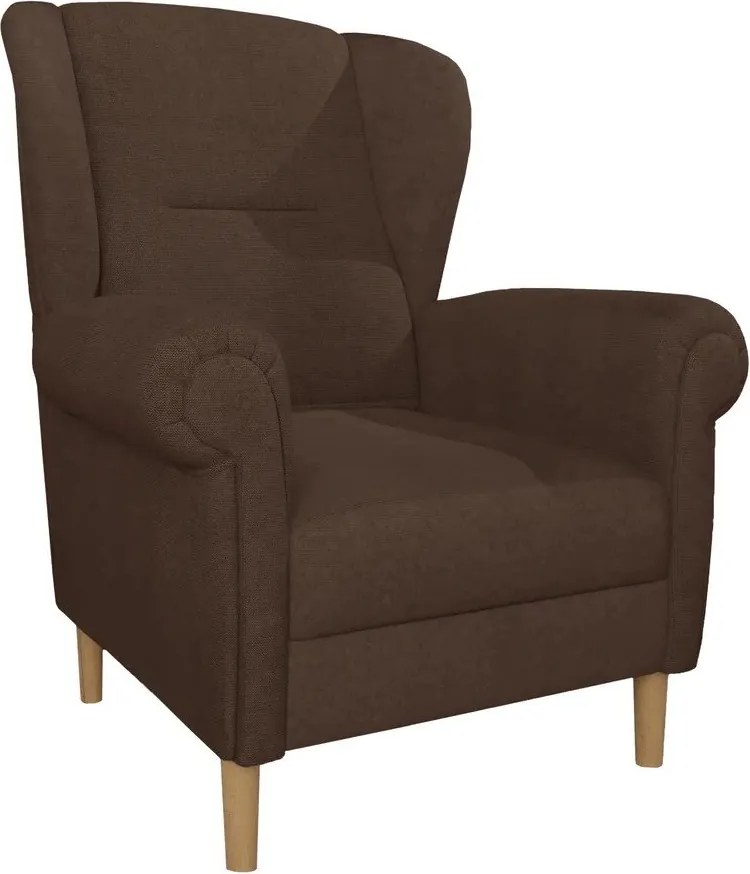 Fotoliu maro închis wing Swan – Ropez