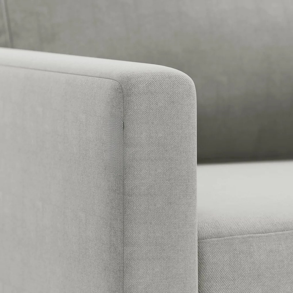 Canapea gri in forma de U, CORNER