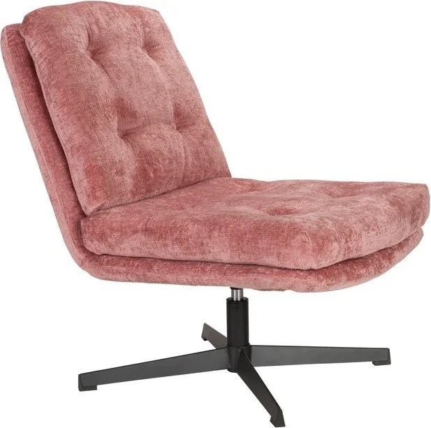 Fotoliu roz pivotant Kai – White Label