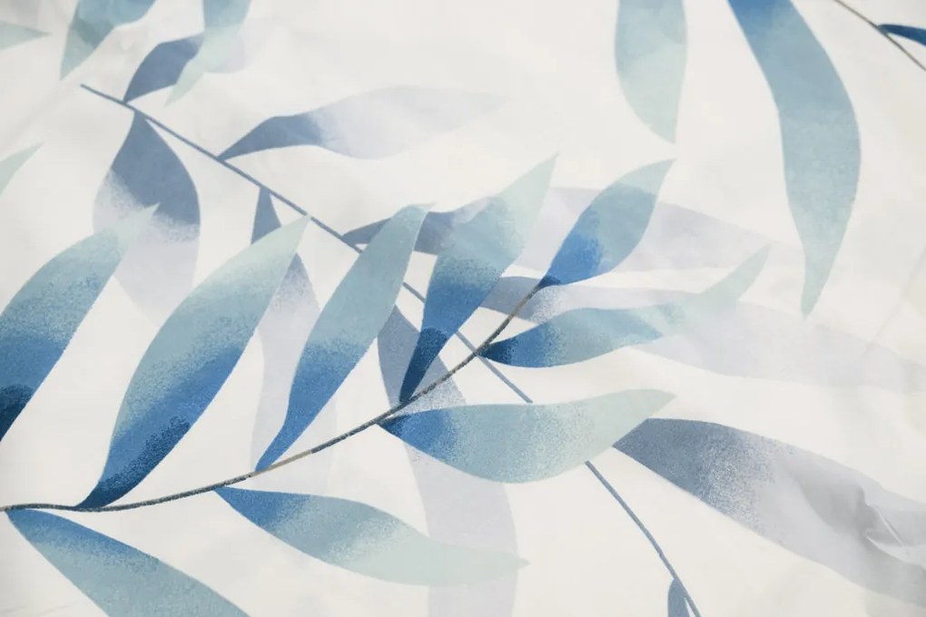 Lenjerie de pat din microfibra KOVENDI albastru-alb Dimensiune lenjerie de pat: 70 x 90 cm | 140 x 220 cm