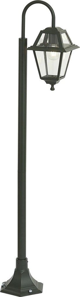 Felinar clasic de exterior verde închis 135cm IP44 - Berta