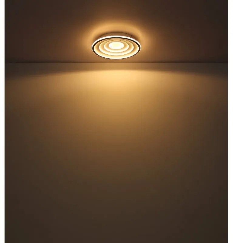 Plafoniera LED design modern Foppa alb, negru