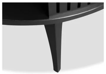 Măsuță de cafea ROENNI 44x75 cm negru/alb