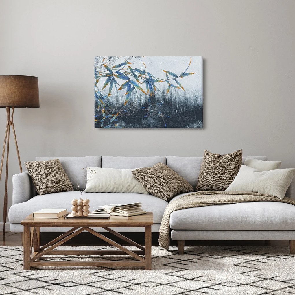 Tablou - Bambus pe perete (90x60 cm)