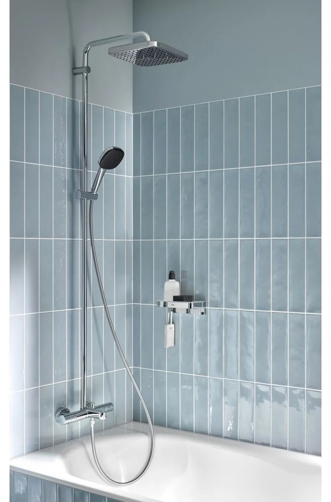 Grohe Vitalio Comfort set cada si dus perete cu termostat da StarLight Chrome 26984001