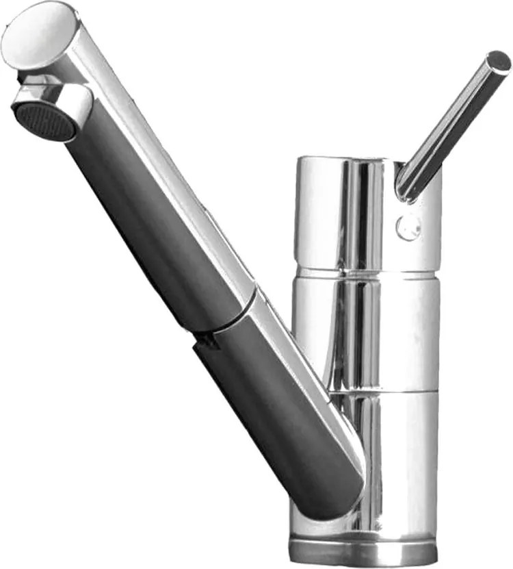 Baterie bucatarie cu dus extractibil Alveus Cleo P crom lucios