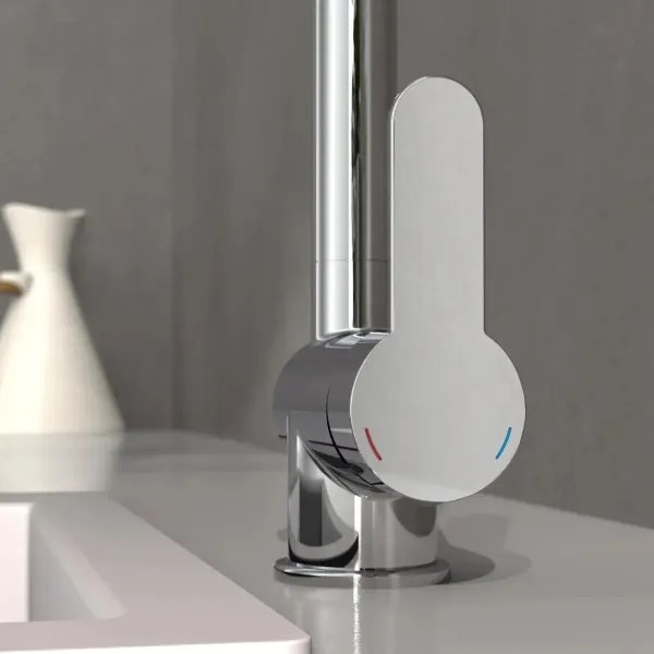 Schütte 79700 - Baterie de bucătărie LONDON cu duș extractabil, crom lucios