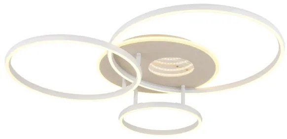 Globo 48466B-40-LED Plafonieră LED INVERTINA reglabilă, 40W/230V, 2700-6500K, 70 x 80,7 cm + telecomandă