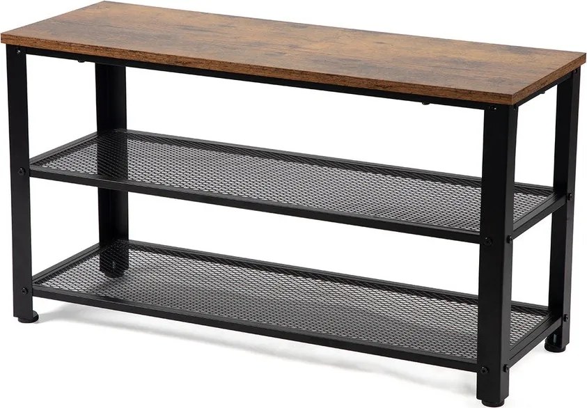 Pantofar negru din oțel 80x45x30 cm Arne – Bonami Essentials