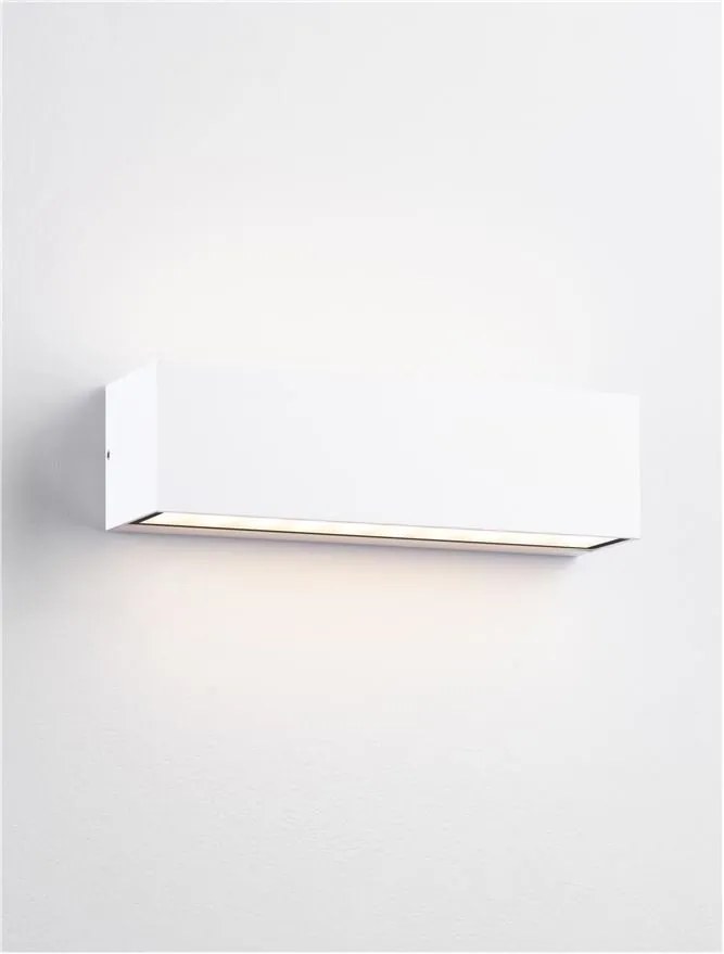 Aplica LED iluminat exterior ambiental IP54 FLORA alba