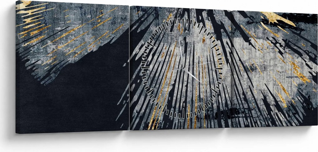 Tablou - Abstract (cu ceas) (90x30 cm)