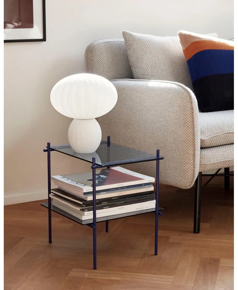 Măsuță auxiliară cu blat din sticlă Niche – Hübsch