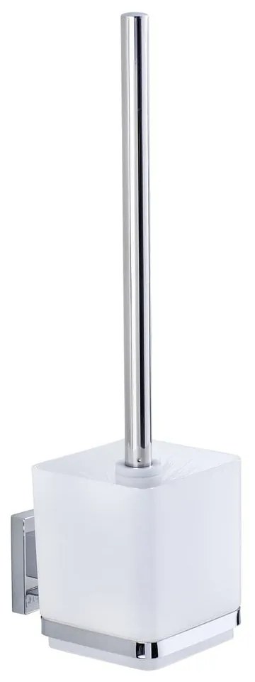 Suport pentru perie WC Wenko cu sistem de prindere Vacuum-Loc, până la 33 kg