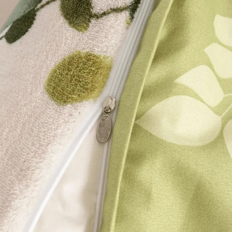 Husa de perna dubla fata DUO SENSE EUCALIA 45x45 cm microplus/flanel, colorat