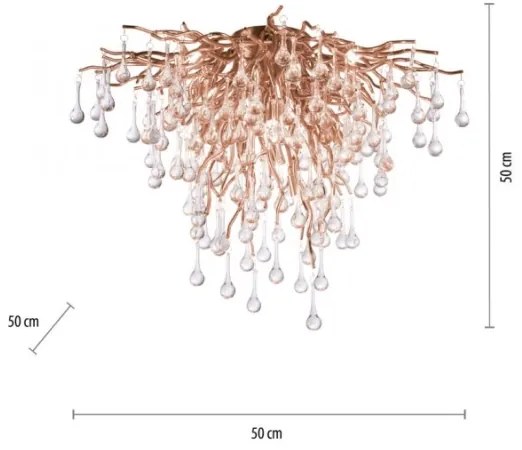 Plafonieră Paul Neuhaus 8091-11 ICICLE 9xG9/40W/230V