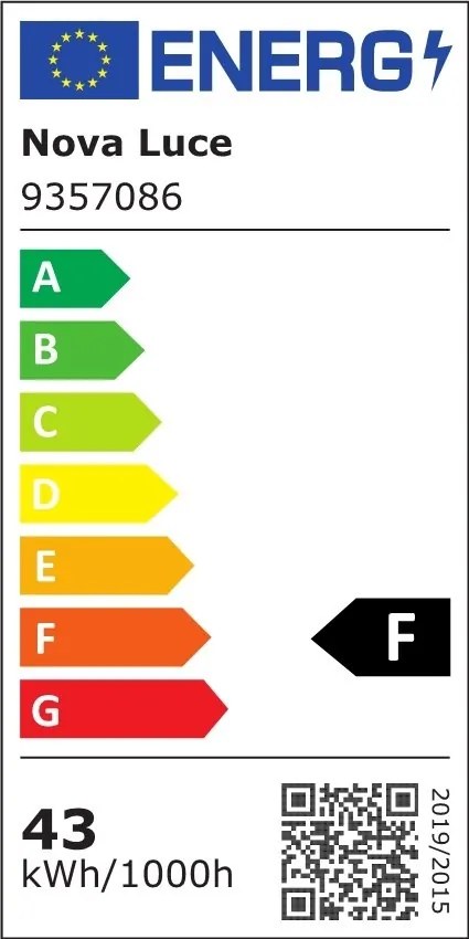 Lustra LED aplicata design modern FUNGO aurie NVL-9357086