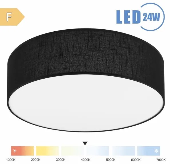 Plafonieră LED Brilagi SIRIJA LED/24W/230V d. 45 cm negru