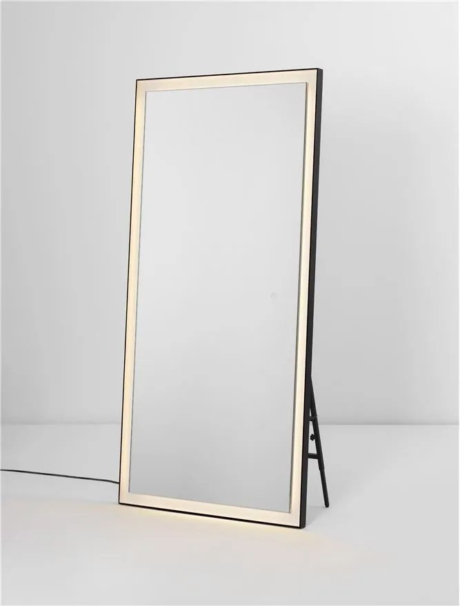 Oglinda cu iluminat LED IP44 3000K Adon, 150x75cm, NVL-9006038