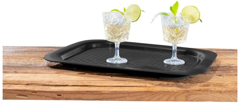 Tavă servire Wenko Black Outdoor Kitchen, negru