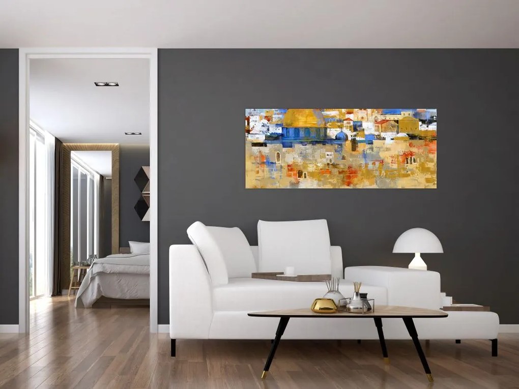 Tablou - Zidul plângerii, Ierusalim, Israel (120x50 cm)