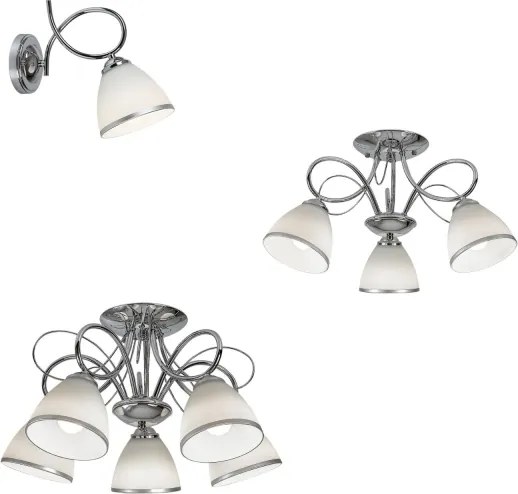 Brilagi - Aplică de perete FRED 1xE27/60W/230V crom lucios