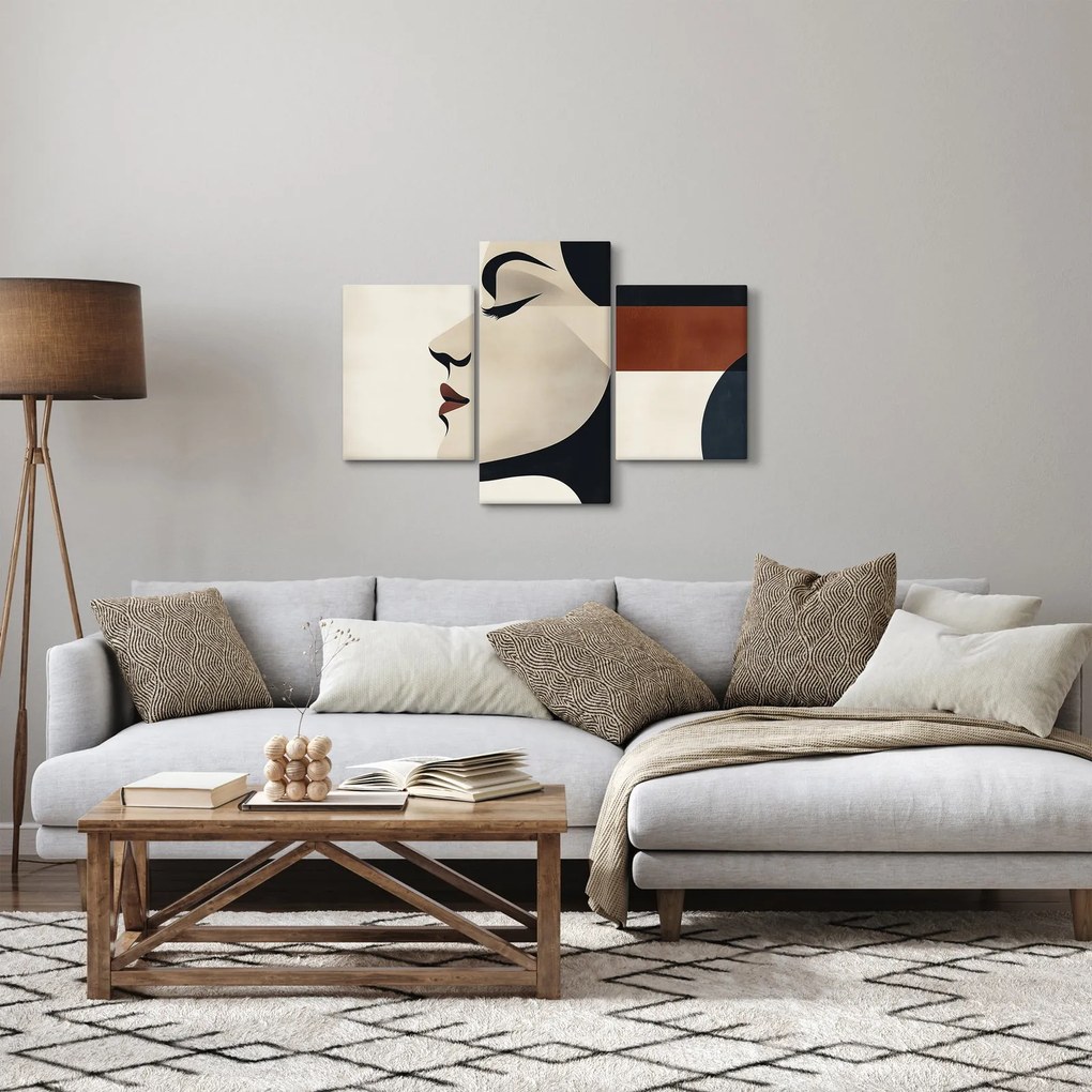 Tablou - Femeie din profil (90x60 cm)