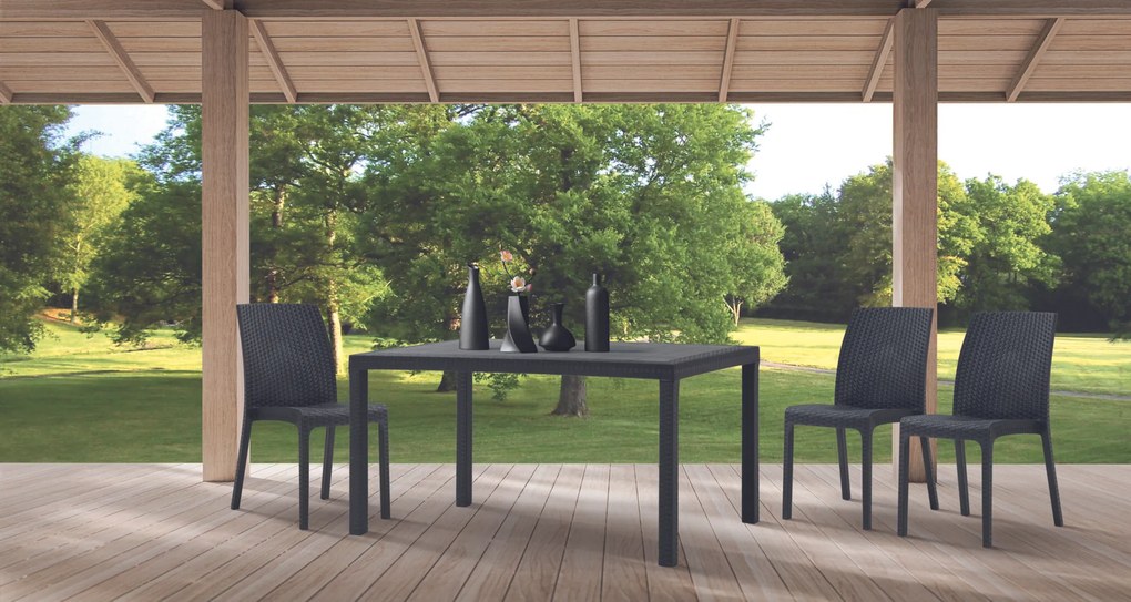 Set 4 scaune Martin, ratan sintetic