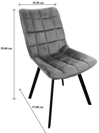 Scaun de sufragerie ADINA galben