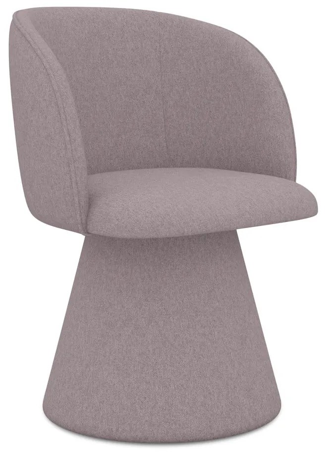 Scaun de sufragerie mov lavandă tapițat Maia – Makamii