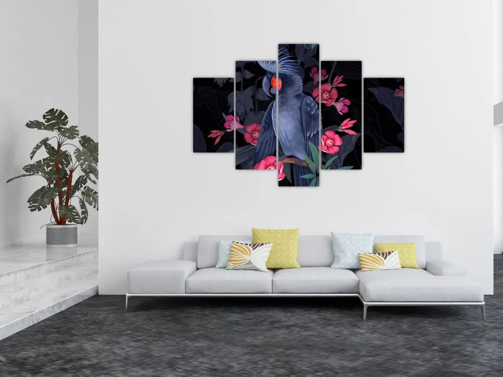 Tablou - Păpădia între flori (150x105 cm)