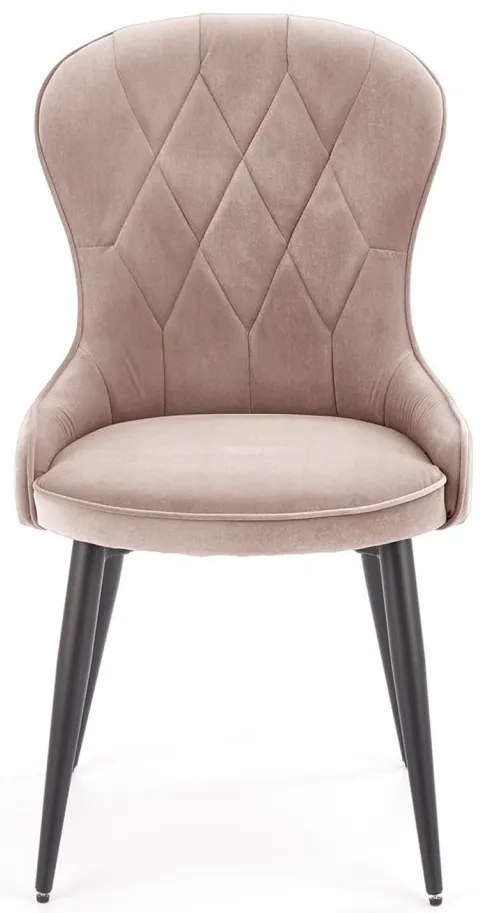 Scaun K366 velvet bej