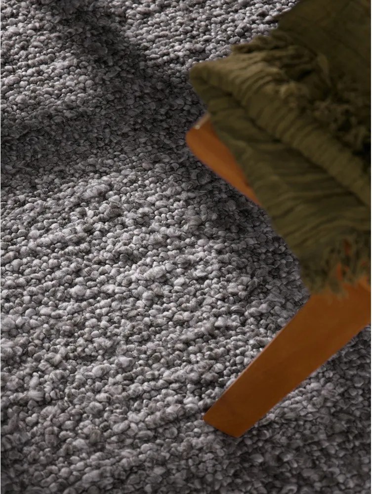 Covor tip traversă gri închis țesut manual din material bouclé 80x200 cm Notting Hill Portobello – Ted Baker