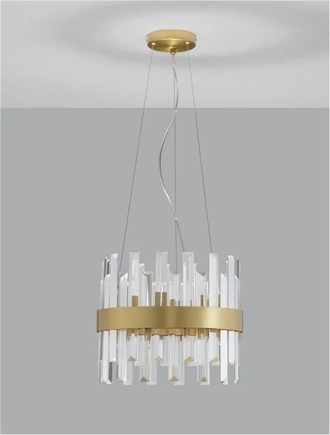 Lustra suspendata eleganta design modern Crown 35cm