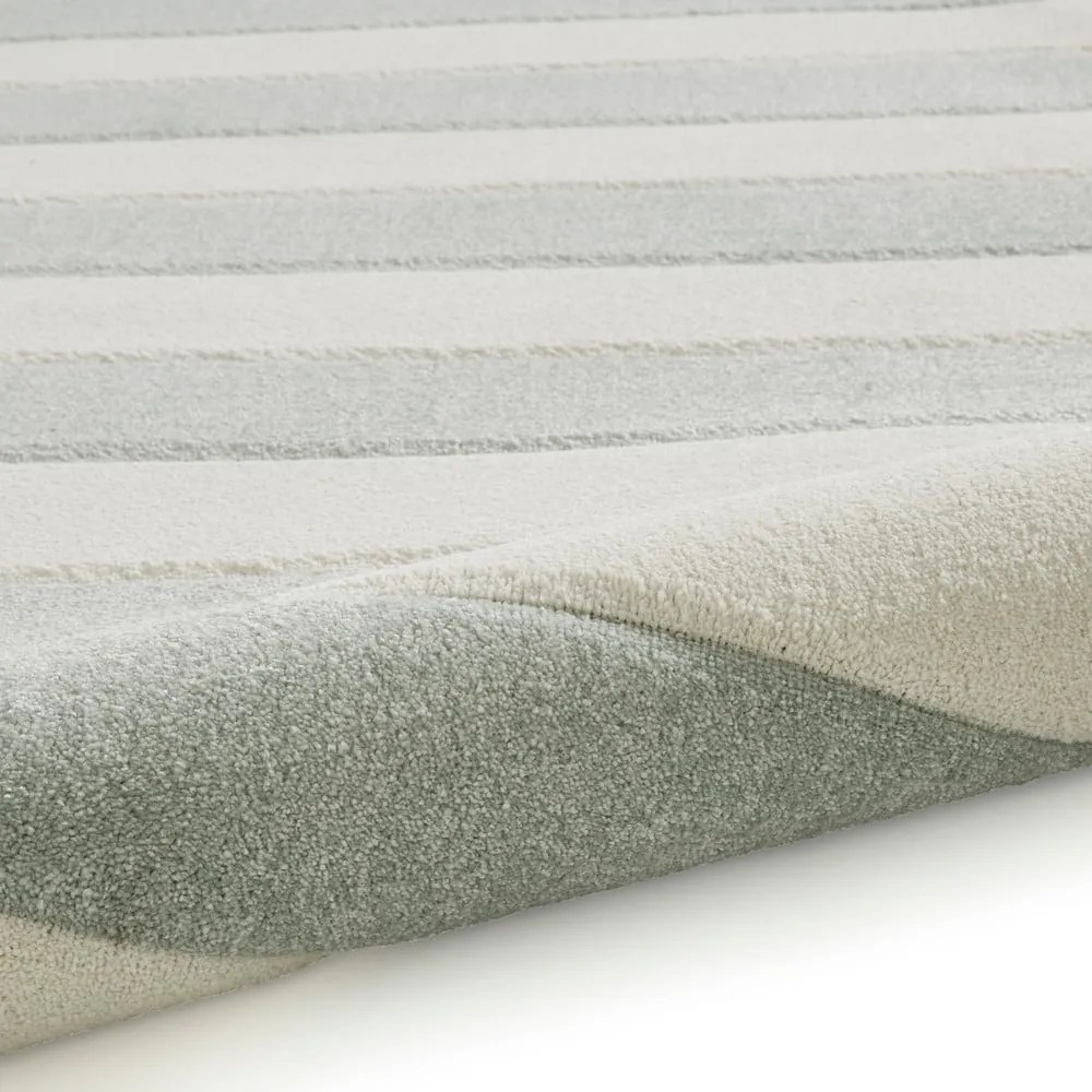 Covor verde mentă 80x150 cm Cove Stripe – Catherine Lansfield